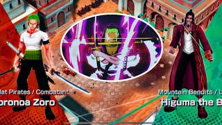 Roronoa Zoro Vs Higuma The Bear || Swordsman || Pirate Hunter Vs Mountain Bandit || Gameplay screenshot 2