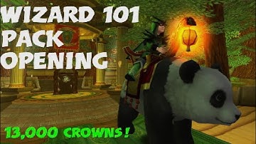 Wizard 101 extremely lucky pack opening!
