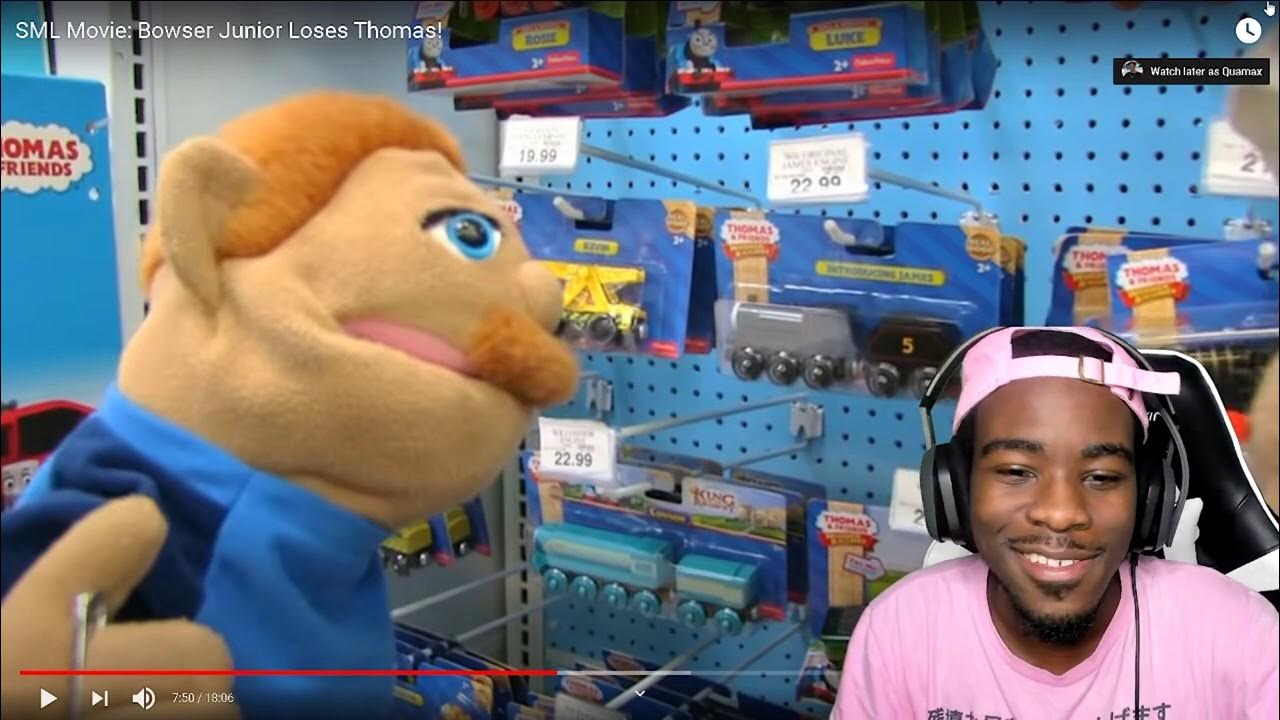 SML Movie Bowser Junior Loses Thomas Reaction YouTube