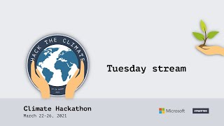 Celebrity Climate hackathon - Tuesday stream Wealth