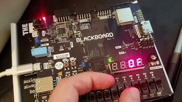 5 challenge 7-segment double hexadecimal  digit w/ clock always on