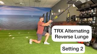TRX Alternating Reverse Lunges