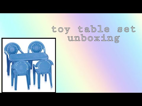 Unboxing toy table set ||doll world ❤️||