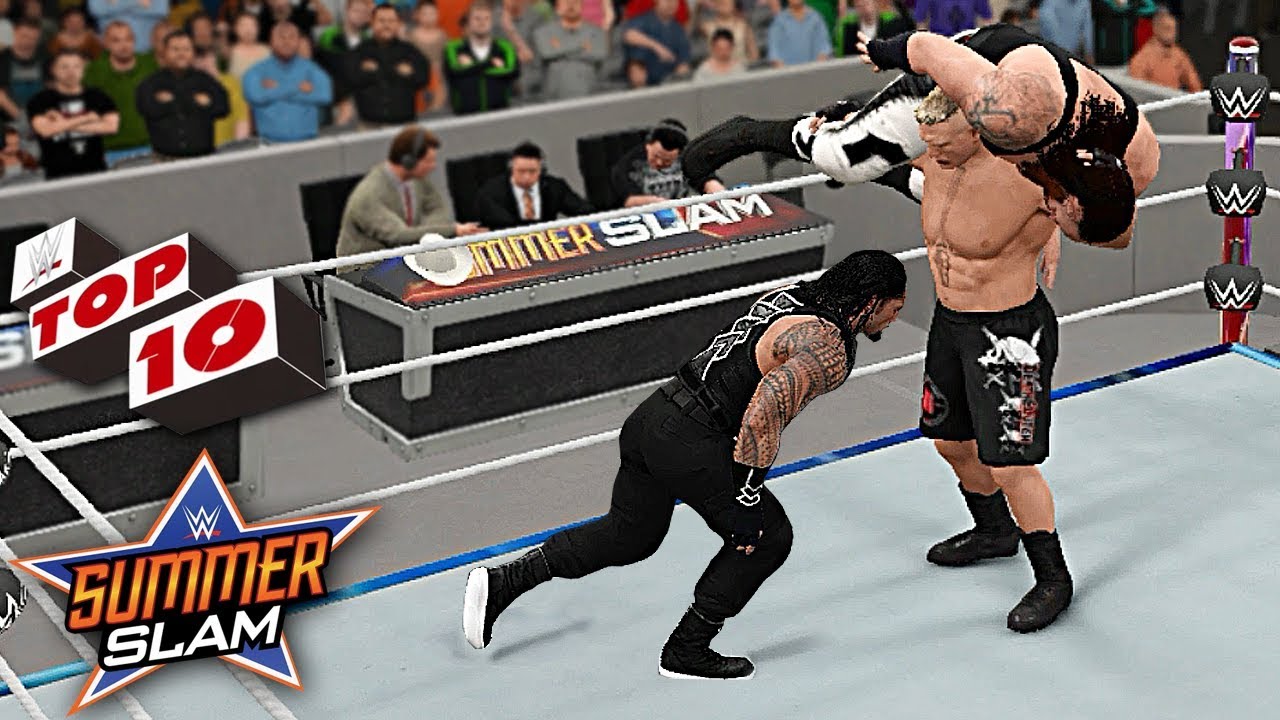 WWE Top 10 SummerSlam 2017 Predictions! WWE 2K17