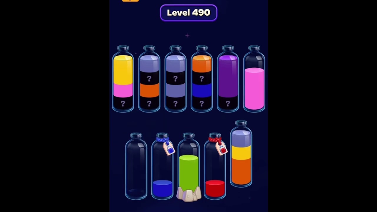 Magic Sort Level 490 Easy Game Solution Walkthrough 