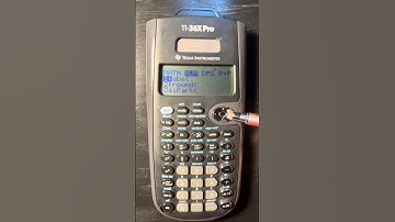 Entering and Converting Degrees, Minutes, Seconds in the TI-36X Pro Calculator
