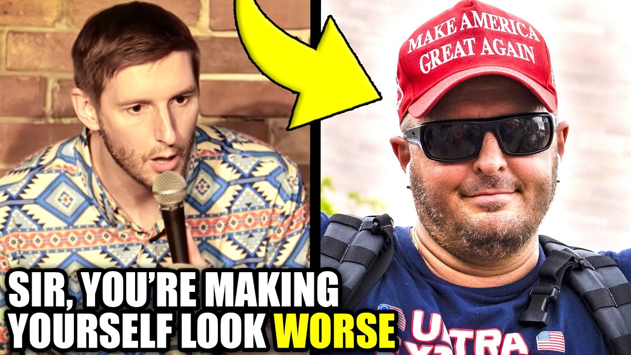 Comedian Sets a Trap, MAGA Man Walks Directly Into it