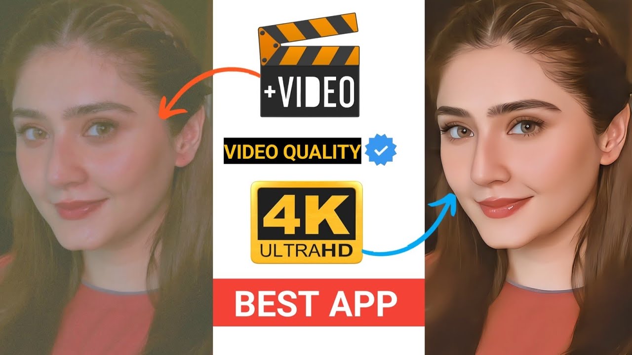 Normal video ko 4K HD me kaise banaen | 4k video enhancer app2024 - YouTube