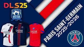 Kit Psg 2025-26 Para Dls 25 Nuevo Diseño Épico Home, Away Y Third Kits