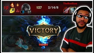 When you go for 2/14 and still WIN! 😂 | League Of Legends