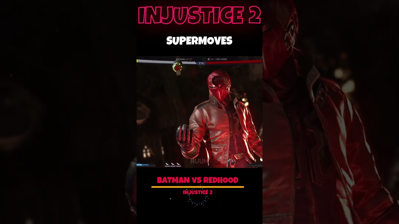 SUPERMOVES BATMAN VS REDHOOD 