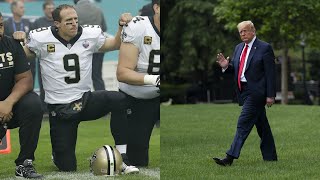 Drew Brees responds to President Trump: 'We can no longer use the flag to turn people away'