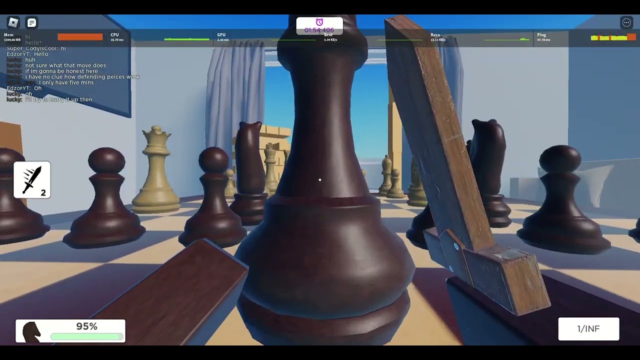 FPS Chess beta in Roblox