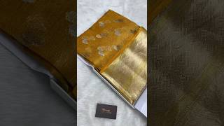 Pure Tissue Silk Banarasi Saree #saree #banarasisaree #damdarbanarasi #silksaree