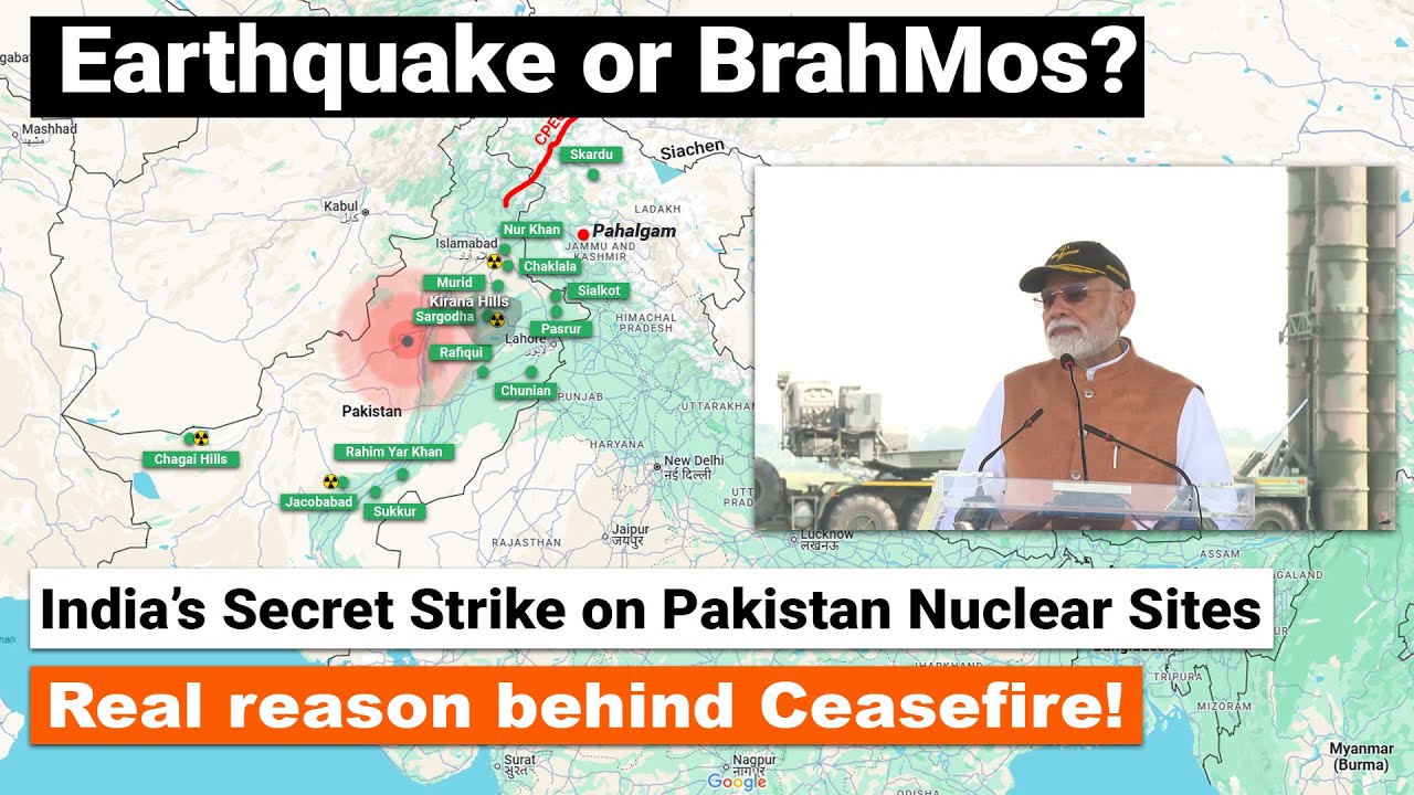 Earthquake or BrahMos? India’s Secret Strike on Pakistan Nuclear Sites | is it leaking?