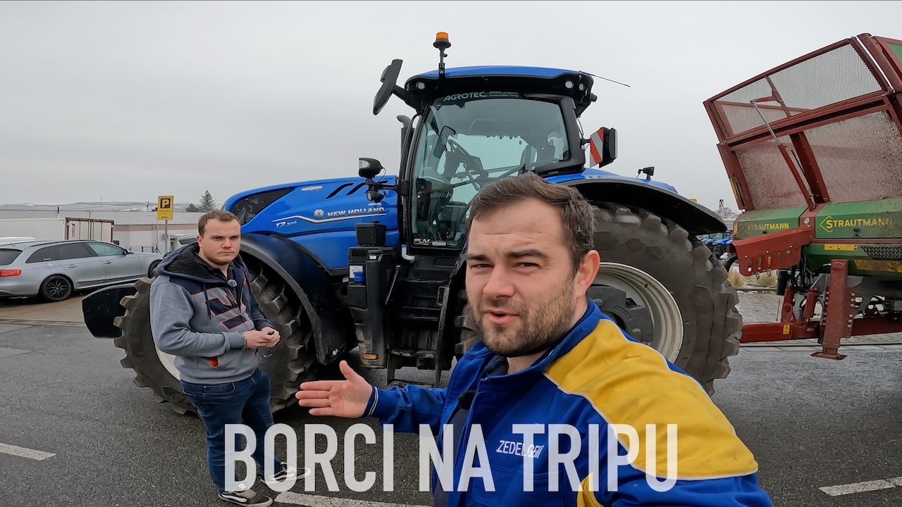 Borci na tripu! | New Holland T7.300AC + Strautmann Aperion 2401 |