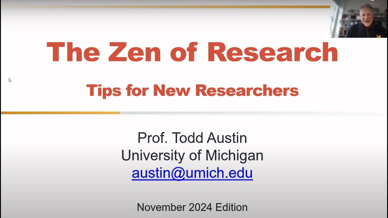The Zen of Research, November 2024 Edition