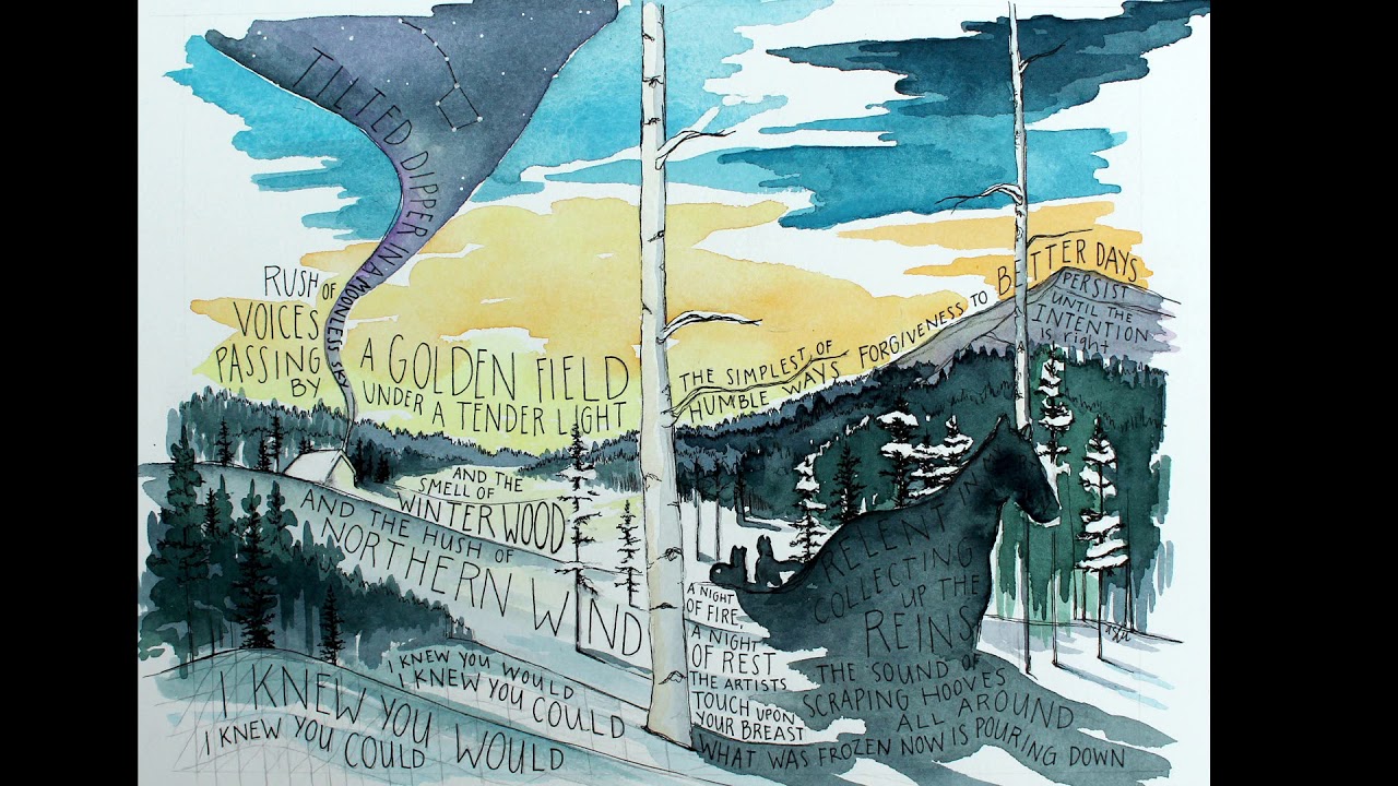 Magnolia North "Winter Wood" Lyrics and Art