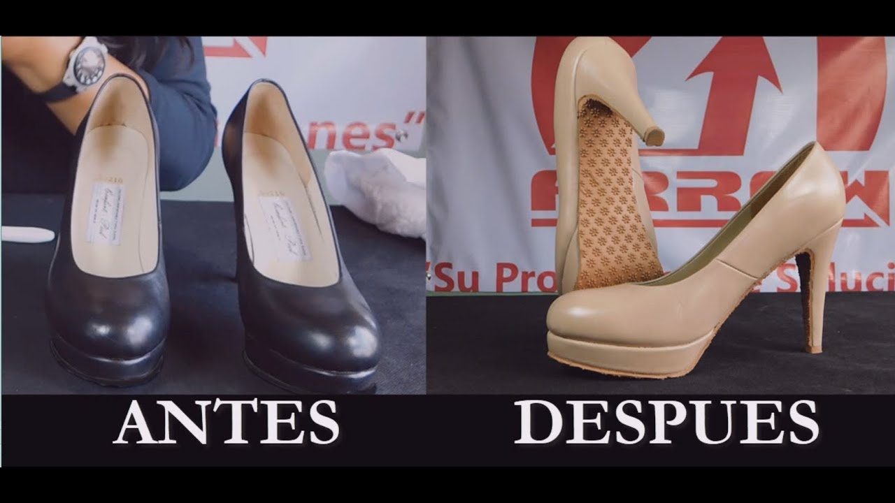 Cambio de color zapatillas de tacón. - YouTube