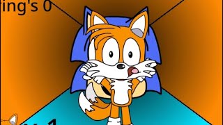 Big head Sonic apparition vs Tails #shorts
