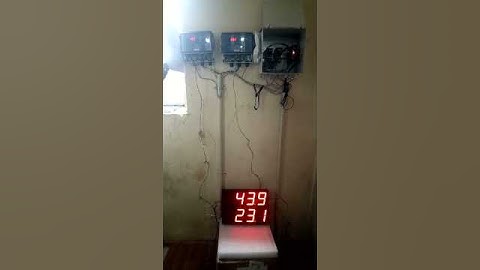 2 Lines 4 inch 4 Digits Jumbo Display with 4 20 mA input