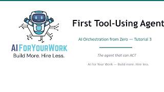Build a Tool-Using AI Agent (LangGraph + Gold Price API) | AI Orchestration from Zero — Tutorial 3