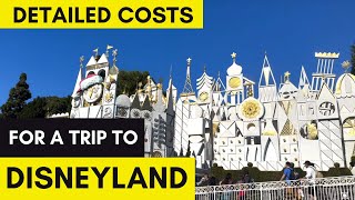 Disneyland Trip Detailed Daily Costs | Transportation | Hotel | Daily Food Cost | For a Family of 4