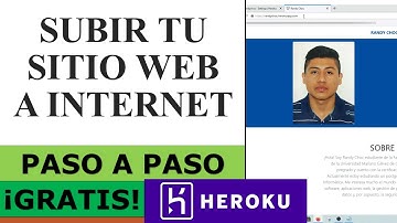 Cómo Subir Tu Sitio Web a Internet con HEROKU 2021 | Desde 0 | Sin Morir en el Intento
