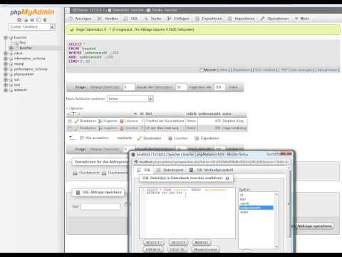 SQL WHERE Tutorial (Deutsch/German)