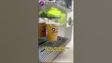Easy money Open the coffee shop in mobile phone #robotcoffee #vendingmachine
