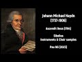 Sheet music johann michael haydn 17371806  ascendit deus 1784