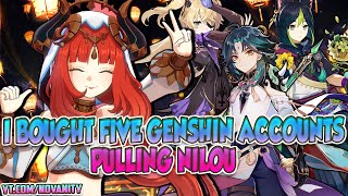 I BOUGHT 5 ACCOUNTS TO SUMMON FOR NILOU "Giveaway Account" | WHY SO LUCKY!