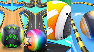 Going Balls Funny Fails VS Action Balls, Rolling Balls Sky Escape, GyroSphere Trails Walkthrough 345