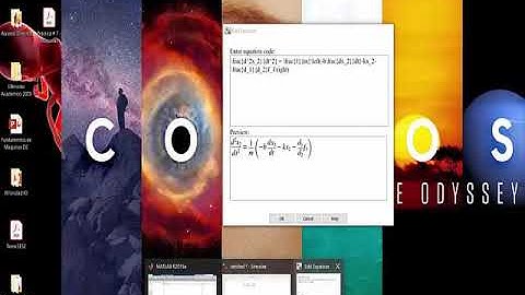 Tutorial matlab sistema masa resorte