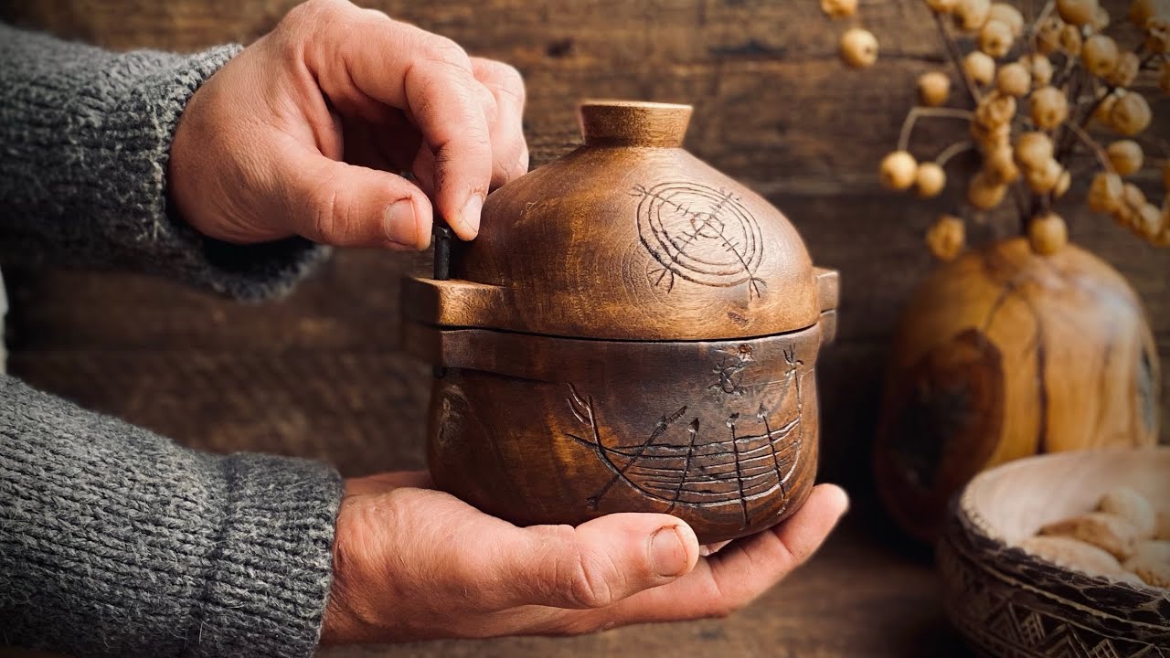 I Don’t Use Expensive Tools — Only Ideas | Lidded Walnut Bowl