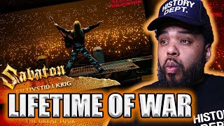 Sabaton- En Livstid I Krig- LIVE "The Great Tour"- INSANE- AMERICAN HIP HOP HEAD REACTS