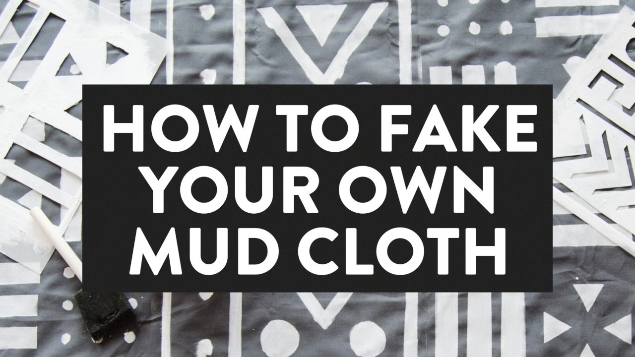 Fake It: DIY The Mud Cloth Look 