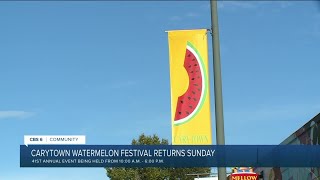 Carytown Watermelon Festival promises to deliver thousands of the fruit for its 41st year