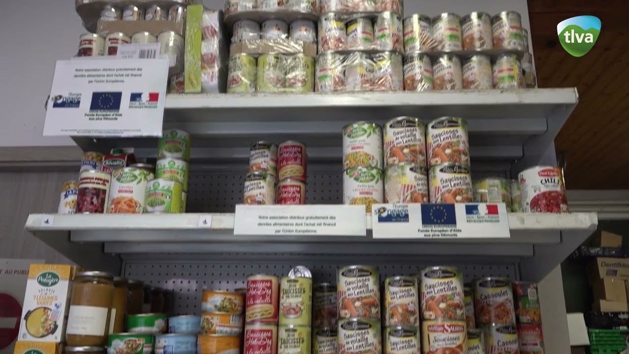 La collecte des restos du coeur de Sainte Marie Aux Mines