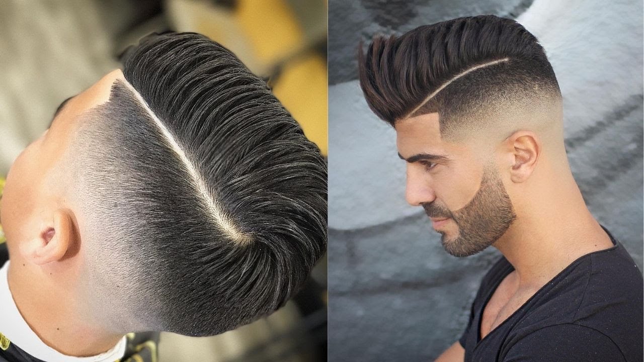 imagens de corte de cabelo masculino com risco