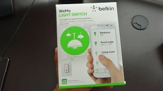 WeMo Smart Light Switch Unboxing
