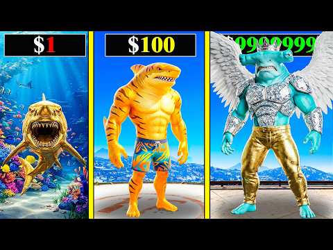 $১ এর  SHARK থেকে $১,০০০,০০০ STRONGEST SHARK এ আপগ্রেড ! GTA 5