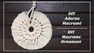 DIY Adorno en Macramé | DIY Macrame Ornament