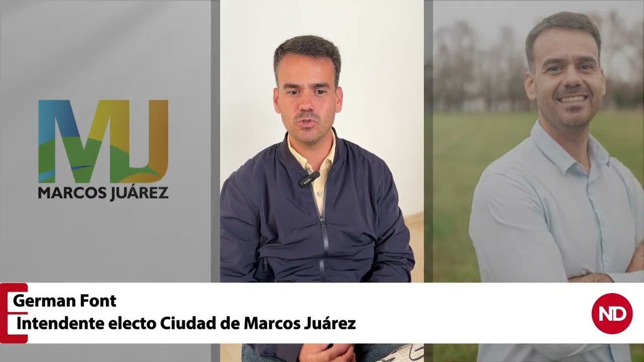 🗣️ German Font: “Los servicios públicos van a ser una de las prioridades”.