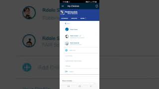How to switch between students in Schoology on your phone