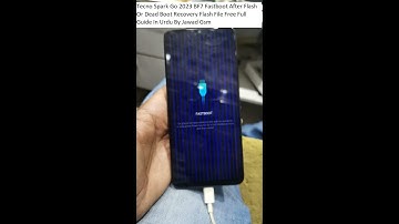 Tecno Spark Go 2023 BF7 Fastboot Fix || Dead Boot Recovery  File Free Guide In Urdu By Jawad Gsm