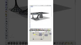 Grasshopper Kangaroo Tutorial (Parametric Structure) #shorts