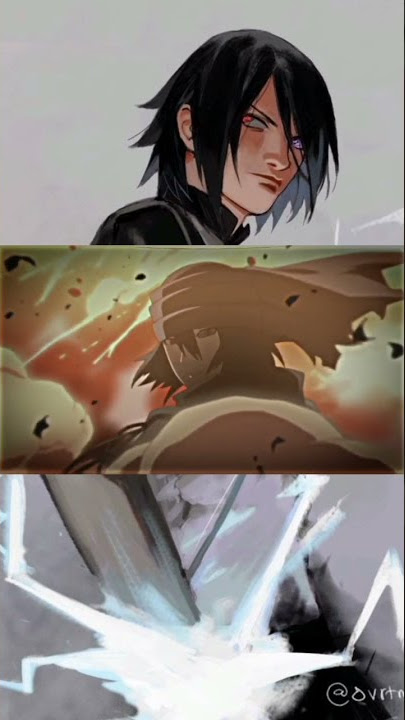 MOMEN SASUKE MENYELAMATKAN DESA||UCHIHA SASUKE||#shorts #lucu