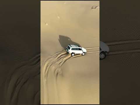 ماسه بازی کویر شتران در طبس      