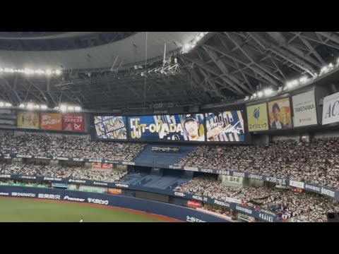 【引退試合】オリックス T-岡田 登場曲 ♪カーニバル ケツメイシ (2024/09/24)